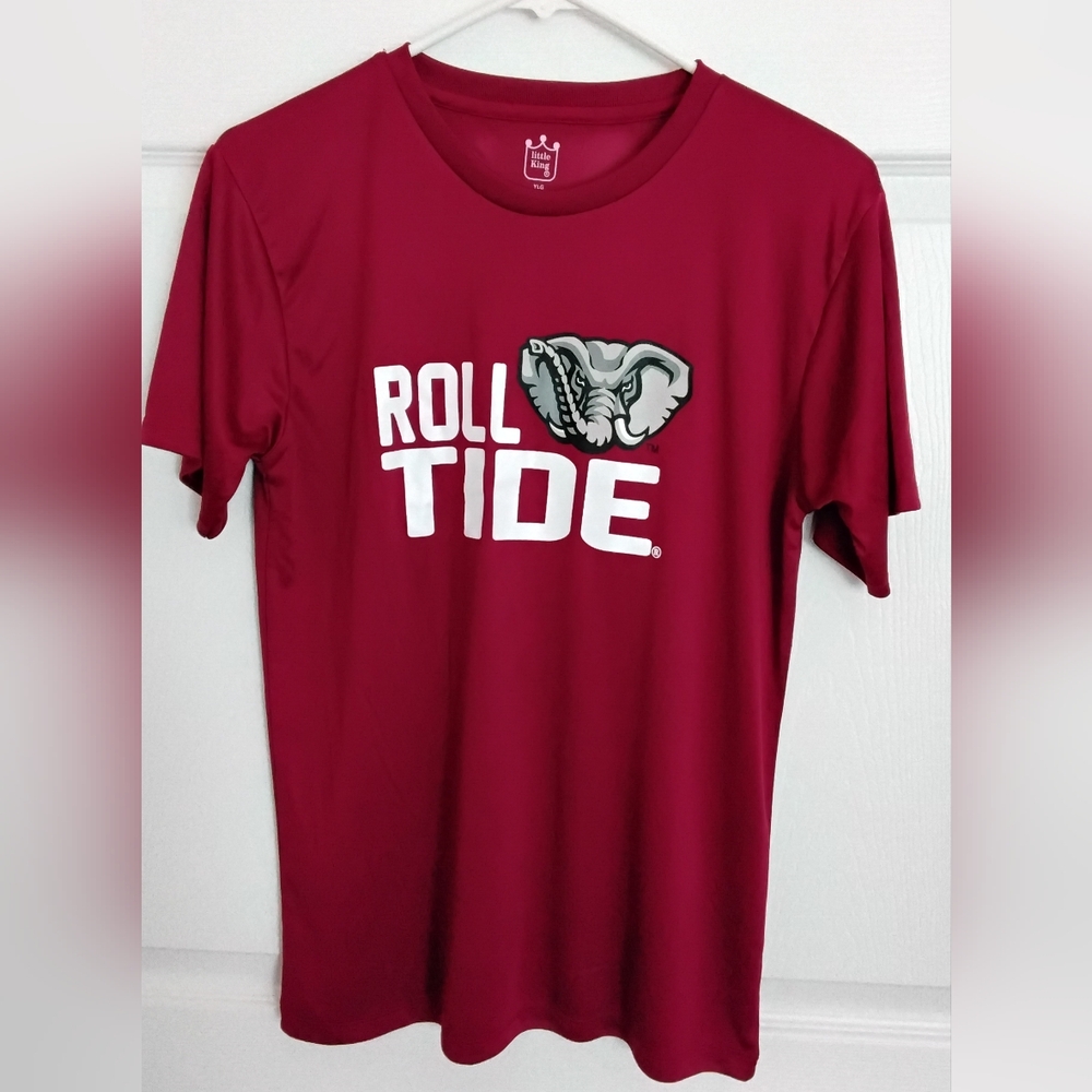 LG Crimson 'Roll Tide' Short Sleeve Graphic Tee